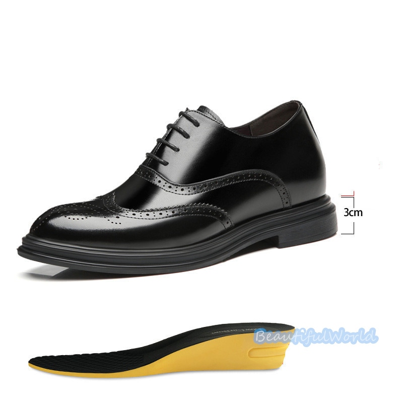 シークレットシューズ メンズ 牛革ビジネスシューズ 8cm 6cm 身長アップ 革靴 背が高くなる靴 成人式 結婚式 冠婚葬祭に フォーマルシューズ 走れる 紳士靴24nanszgx96