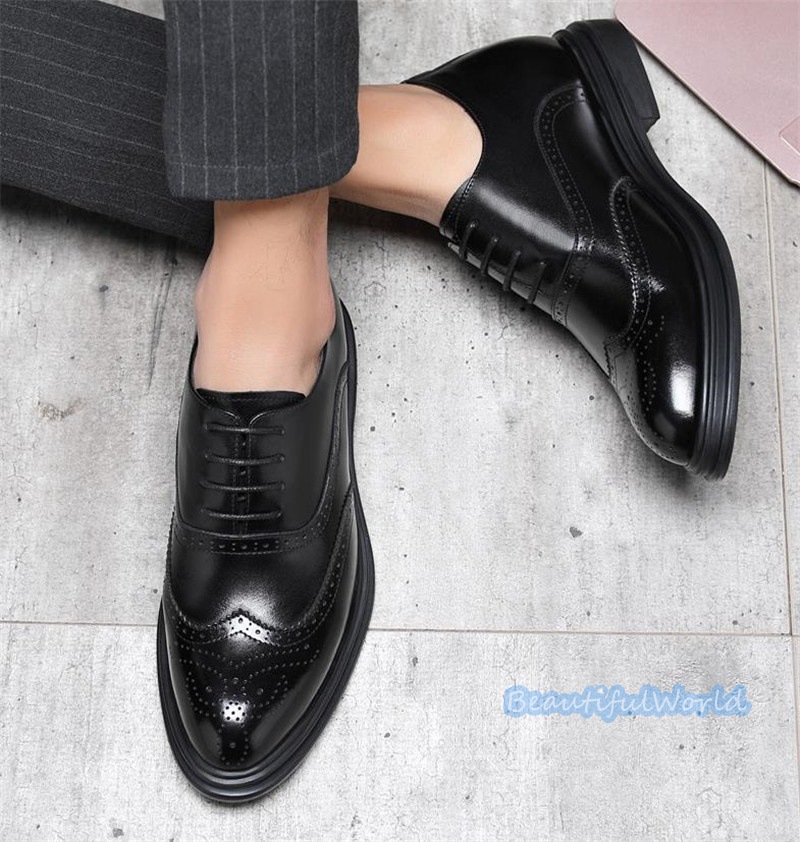 シークレットシューズ メンズ 牛革ビジネスシューズ 8cm 6cm 身長アップ 革靴 背が高くなる靴 成人式 結婚式 冠婚葬祭に フォーマルシューズ 走れる 紳士靴24nanszgx96