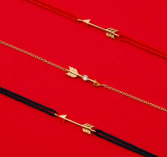 【HYERES LOR】Cupid 14K Thread Bracelet〜ブレスレット HYERES LOR] Cupid 14K Thread Bracelet
