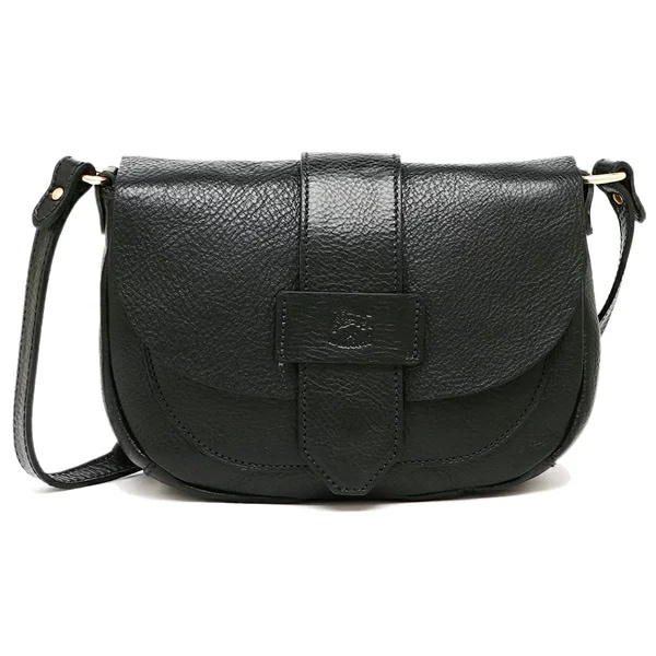 ショルダーバッグ クロスボディバッグ ブラック メンズ レディース IL BISONTE BCR282 PV0001 BK159B ショルダーバッグ クロスボディバッグ ブラック メンズ レディース IL BISONTE BCR282 PV0001 BK159B