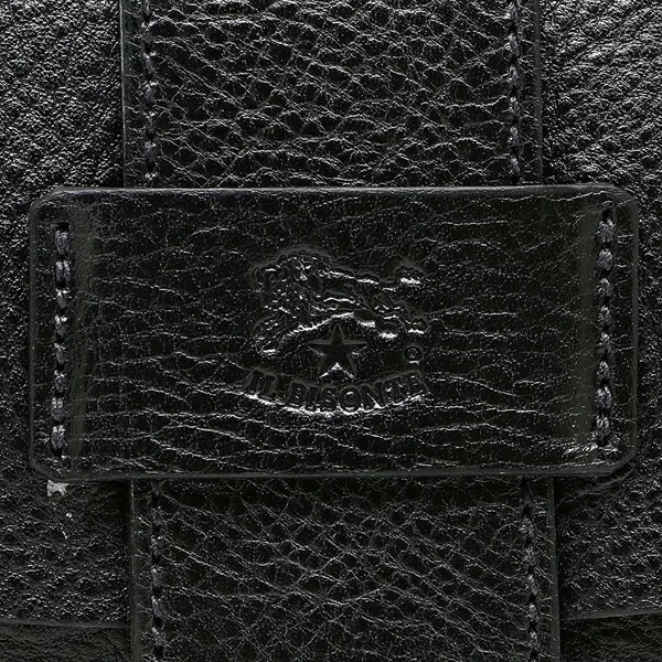 ショルダーバッグ クロスボディバッグ ブラック メンズ レディース IL BISONTE BCR282 PV0001 BK159B ショルダーバッグ クロスボディバッグ ブラック メンズ レディース IL BISONTE BCR282 PV0001 BK159B