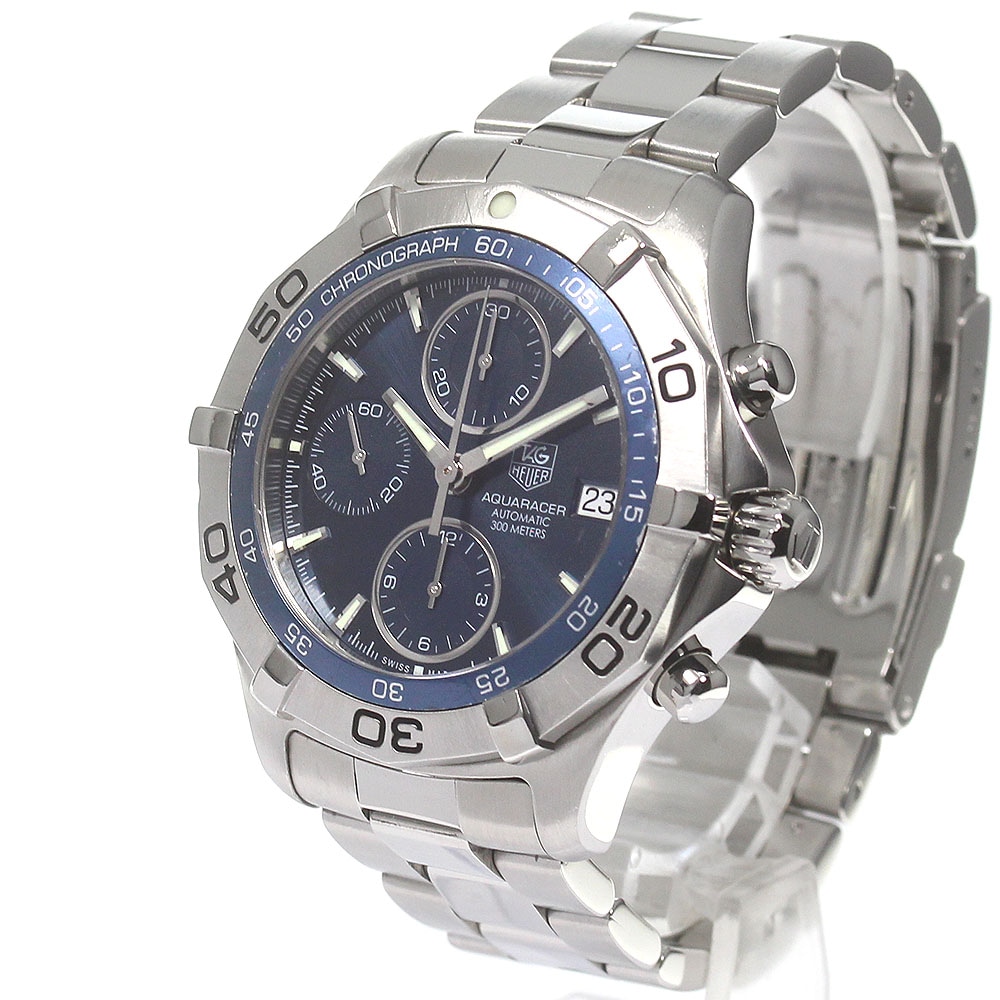 タグホイヤー TAG HEUER CAF2112 アクアレーサー クロノグラフ デイト 自動巻き メンズ _825313【中古】