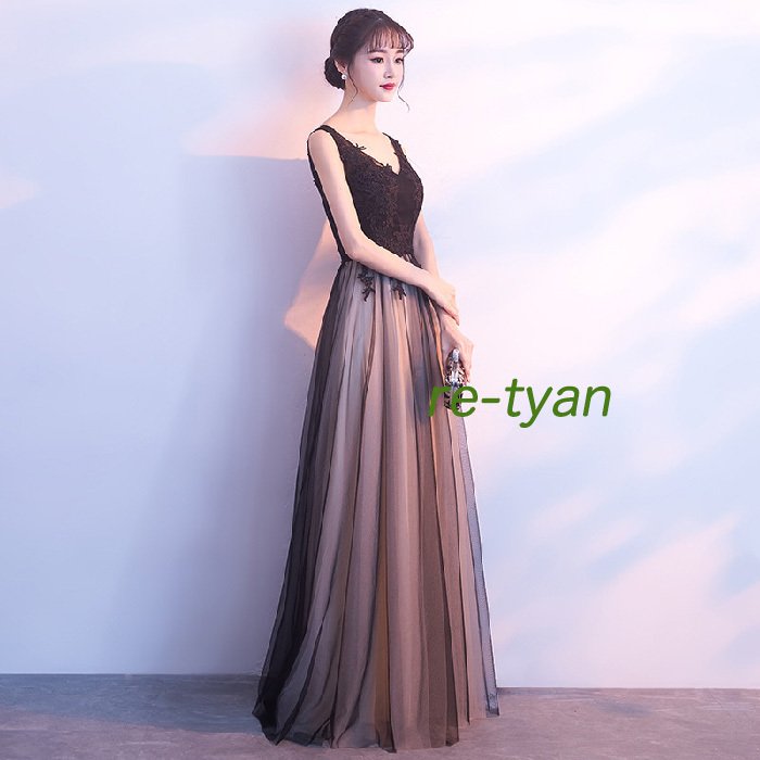 パーティードレス ロングドレス エレガント舞台演奏会大きいサイズ 体型カバー 黒 成人式 同窓会卒業式 謝恩会ドレス 20代30代40代イブニングドレス きれいめ パーティードレス ロングドレス エレガント舞台演奏会大きいサイズ 体型カバー 黒 成人式 同窓会卒業式 謝恩会ドレス 20代30代40代イブニングドレス きれいめ