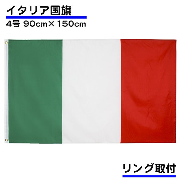 東京製旗 イタリア国旗(大サイズ90×135cm) 426906 1枚 - アスクル