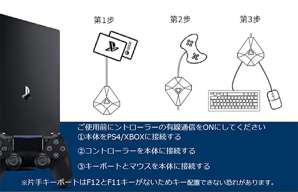 Nintendo Switch PS4 PS3 Xbox コンバーター 接続アダプタ付き [DOBE TNS-19077] 任天堂スイッチ ライト  FPS TPS RPG RTS ゲーム 設定簡単 キ