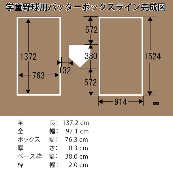 Qoo10] SP SPORTS バッターボックスゲージ バッターボックス