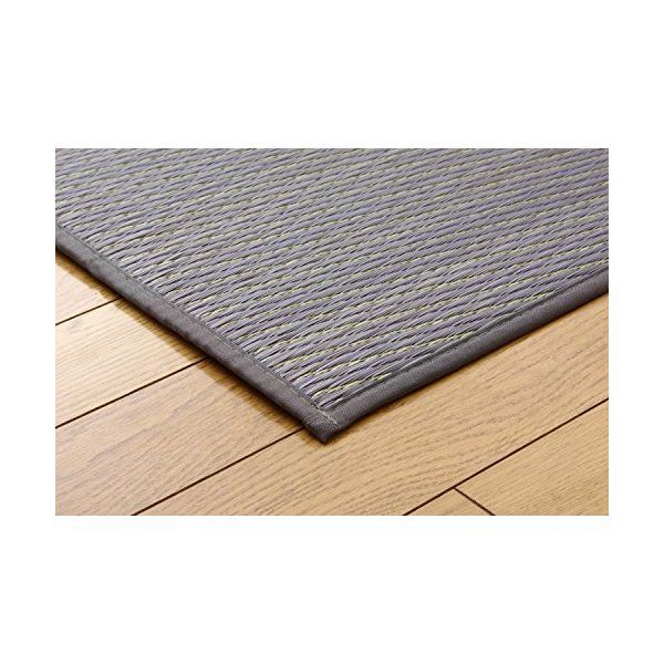 1050890132303 純国産 い草ラグカーペット 「Fソリッド」 約140×200cm GRY メーカー直送 1050890132303 純国産 い草ラグカーペット 「Fソリッド」 約140×200cm GRY メーカー直送