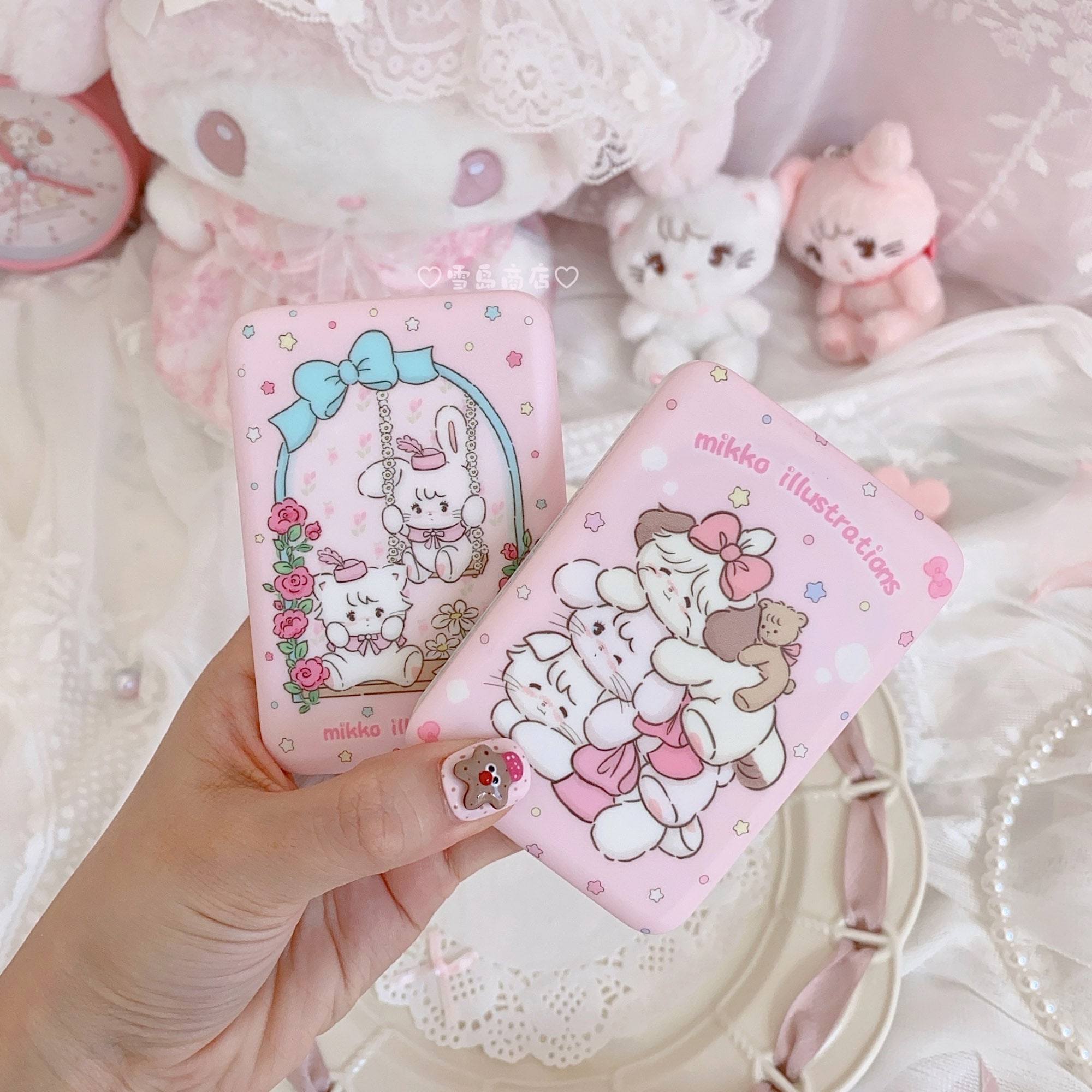 Mikko 提携磁気急速充電パワーバンク 10000 Mah 小型ポータブルでかわいいパワーバンク