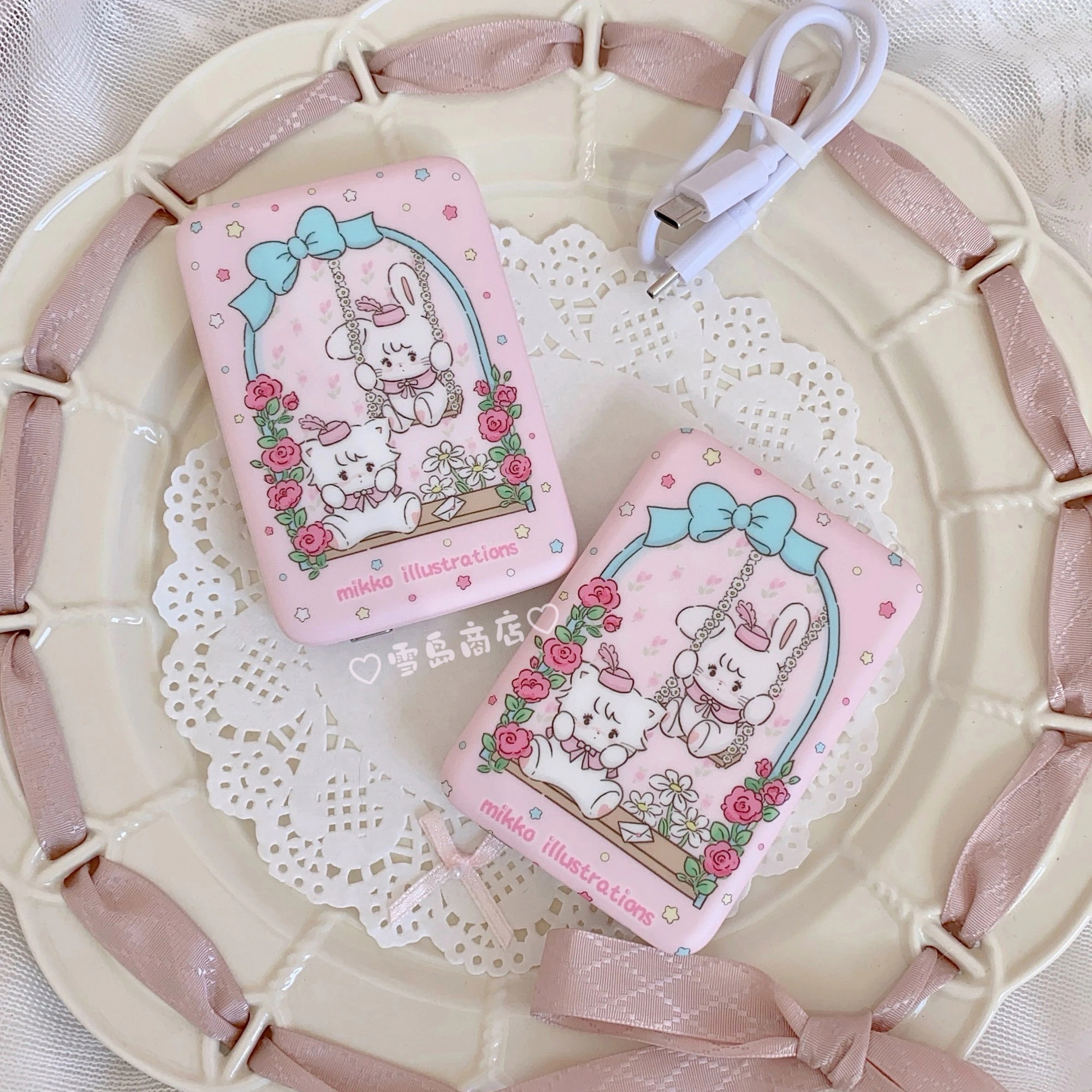 Mikko 提携磁気急速充電パワーバンク 10000 Mah 小型ポータブルでかわいいパワーバンク
