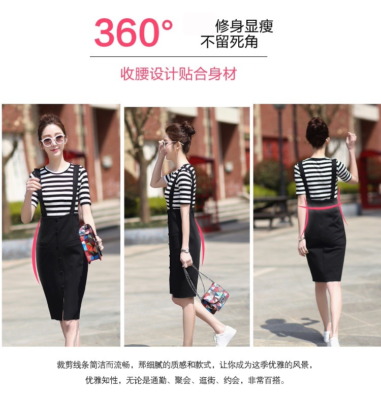 レディース ファッション ワンピース ひざ丈 きれいめ 大きいサイズ セクシー ミモレ おしゃれ 大きめ 夏 春 夏 秋 韓国 20代 30代 40代 体型カバー スリット タイト ボタン 5023