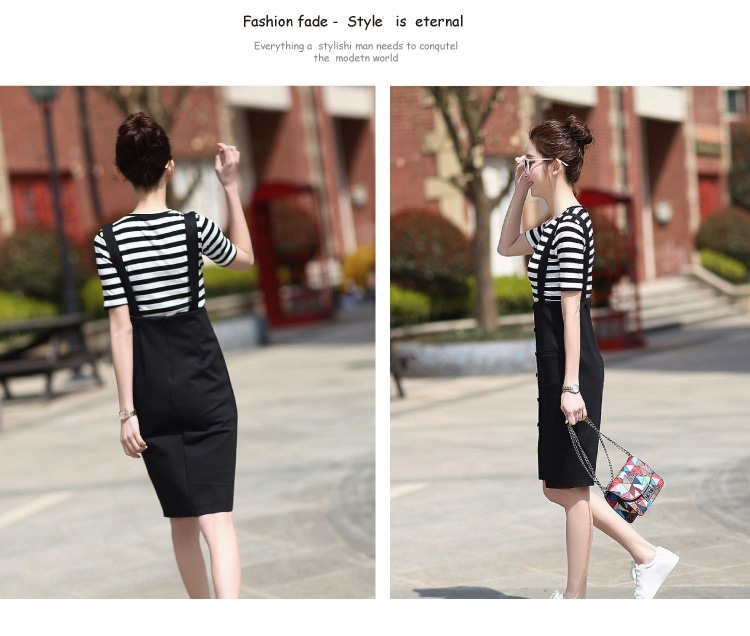 レディース ファッション ワンピース ひざ丈 きれいめ 大きいサイズ セクシー ミモレ おしゃれ 大きめ 夏 春 夏 秋 韓国 20代 30代 40代 体型カバー スリット タイト ボタン 5023