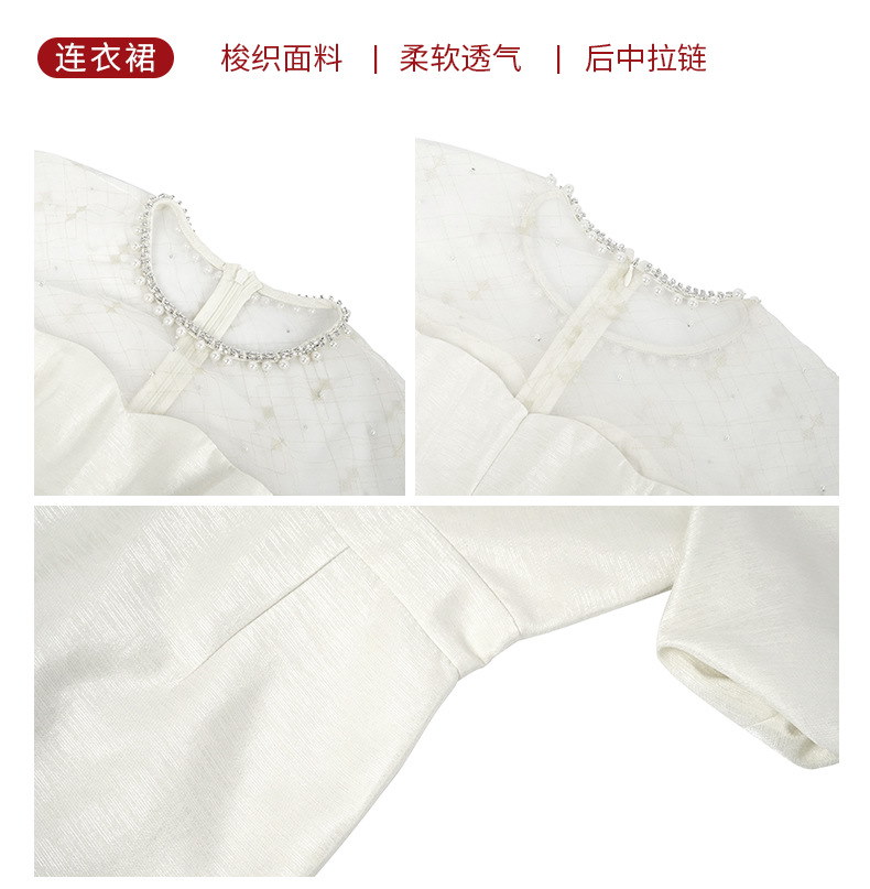 2024夏新品 ベアワンピ オフショルダー フリル チュールドッキング ドレス パーティー キャバ 大人 同窓会 披露宴 卒業式 結婚式 演奏会 ウェディング 二次会 メガ割