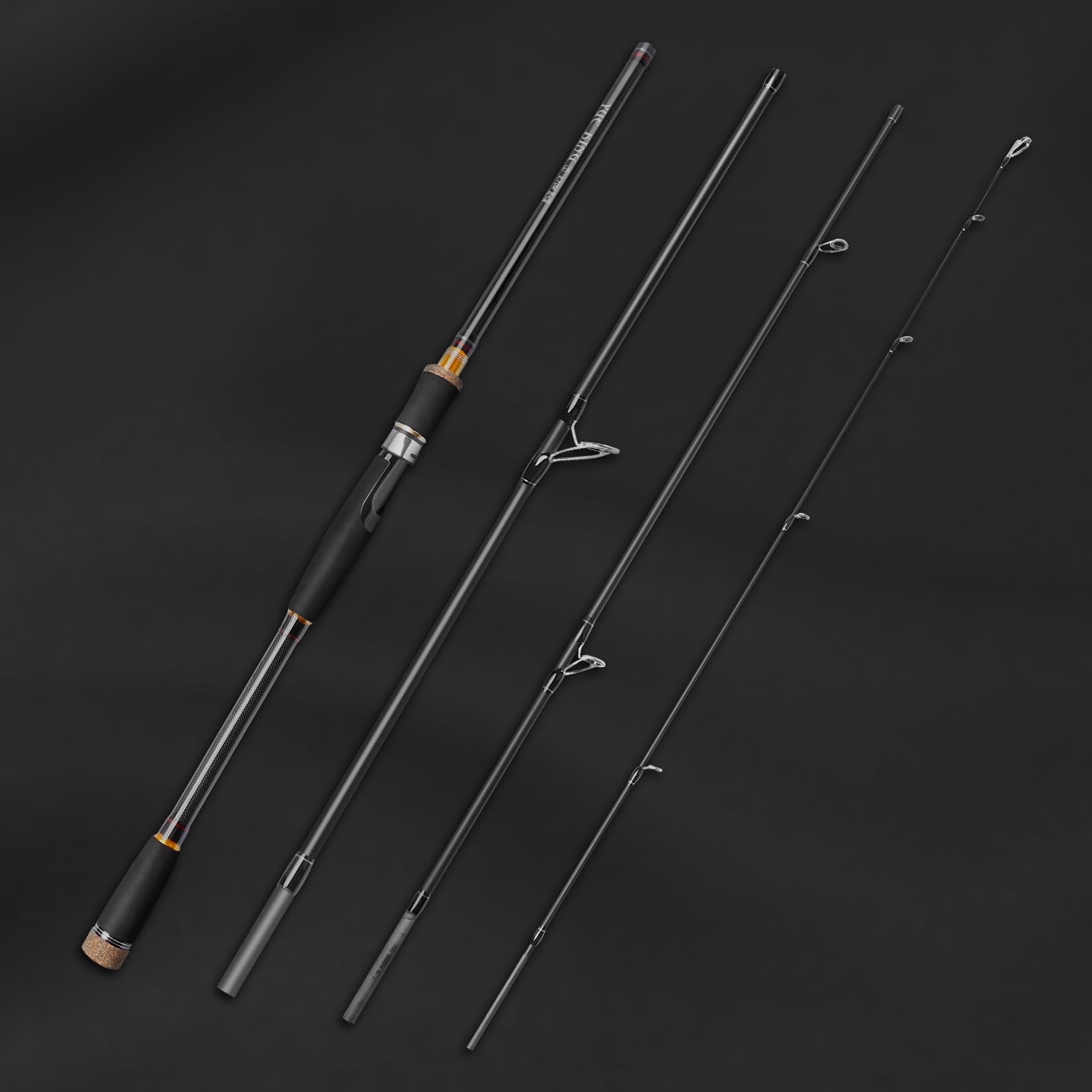 サンライク(SANLIKE) エギングロッド ス カーポン製 軽量 ルアーロッド スピニングロッド キャスティングロッド パックロッド シーバス エギング ロックフィッシュ ショアジギング バス （2