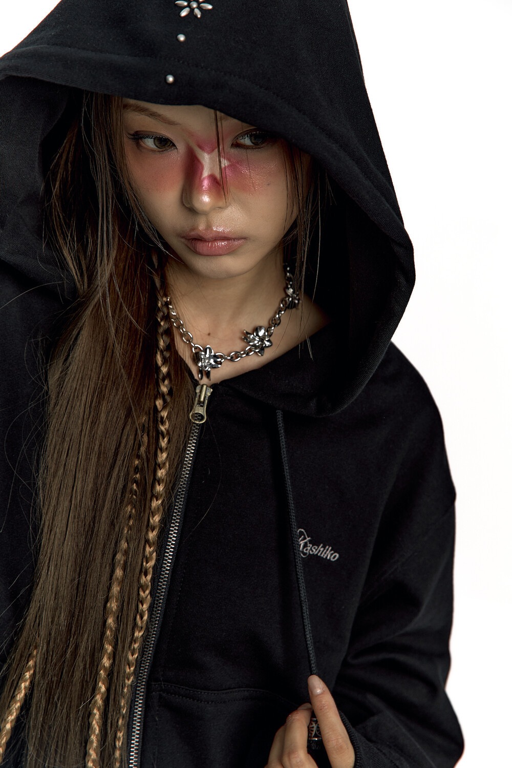 [Kashiko] Monk Over Hood Zip-up /追跡付 早期完売☆KASHIKO☆Monk Over Hood Zip-up☆日本未入荷☆大人気