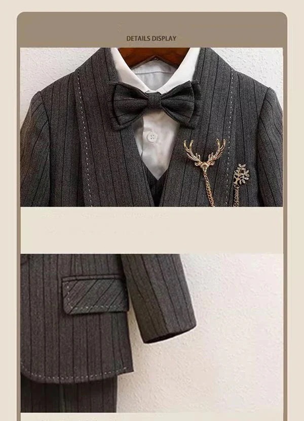 【急速出荷!】子供タキシード ピアノ発表会 入園式 入学式 ベージュ グレー キッズスーツ フォーマル ページボーイ 結婚式 合唱 舞台衣装 【急速出荷!】子供タキシード ピアノ発表会 入園式 入学式 ベージュ グレー キッズスーツ フォーマル ページボーイ 結婚式 合唱 舞台衣装