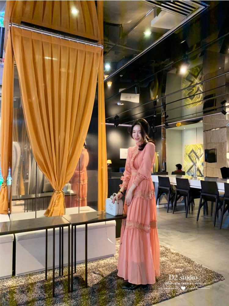 フリルシフォンドレス Aラインワンピース フリルワンピース スタンドカラー ワンピース ドレス ミドル丈. ハイウエスト a3330 フリルシフォンドレス Aラインワンピース フリルワンピース スタンドカラー ワンピース ドレス ミドル丈. ハイウエスト a3330