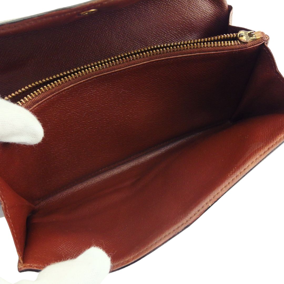 長財布 モノグラム ポシェットポルトモネクレディ ブラウン ベージュ レディース 中古 長財布 モノグラム ポシェットポルトモネクレディ ブラウン ベージュ レディース 中古