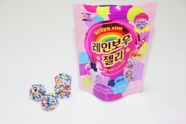 Qoo10] SEOJU レインボーゼリー 46g x 8袋 ブド