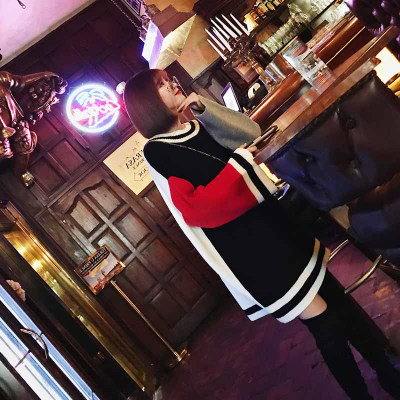 2018 春新作 韓国ファッション レディース ニット人気 長袖 カットソー ミディアム セーター 体型 カバー トップス 上質/2COLOR D71281 2018 春新作 韓国ファッション レディース ニット人気 長袖 カットソー ミディアム セーター 体型 カバー トップス 上質/2COLOR D71281