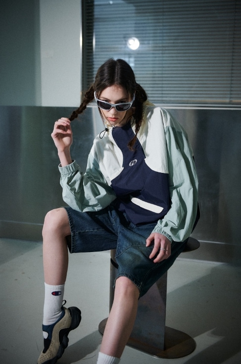 【CPGN STUDIO】Layer Half Denim Pants CPGN STUDIO】 Layer Half Denim Pants