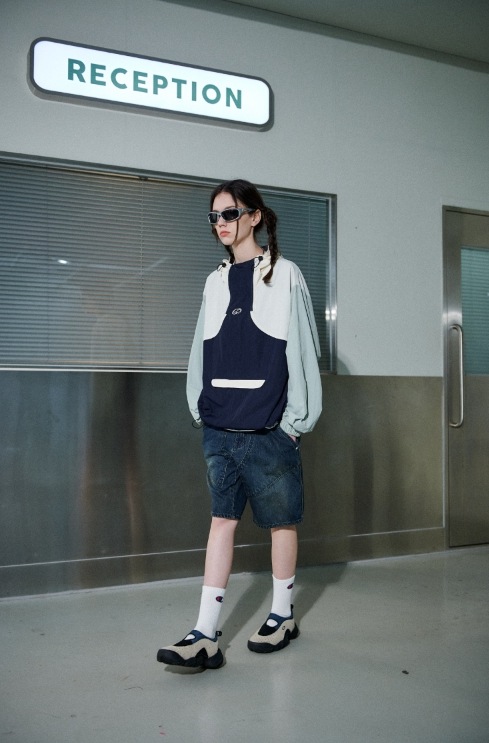 【CPGN STUDIO】Layer Half Denim Pants CPGN STUDIO】 Layer Half Denim Pants