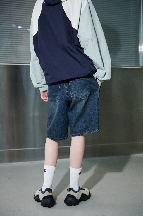 【CPGN STUDIO】Layer Half Denim Pants CPGN STUDIO】 Layer Half Denim Pants