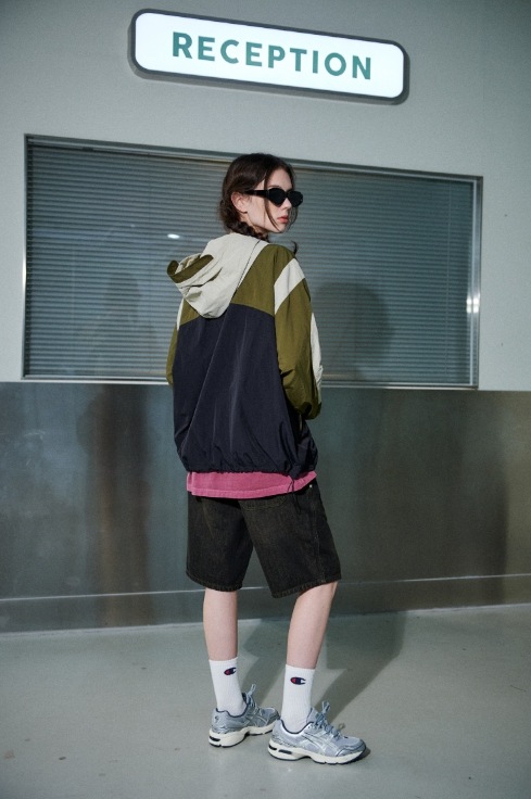 【CPGN STUDIO】 Layer Half Denim Pants