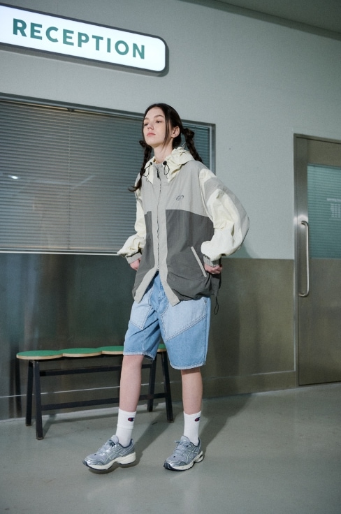 【CPGN STUDIO】 Layer Half Denim Pants