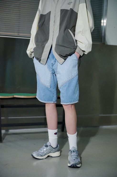【CPGN STUDIO】 Layer Half Denim Pants