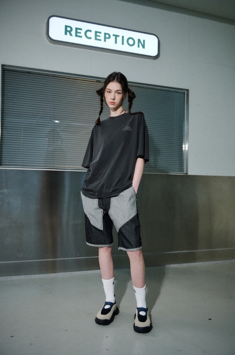 【CPGN STUDIO】 Layer Half Denim Pants