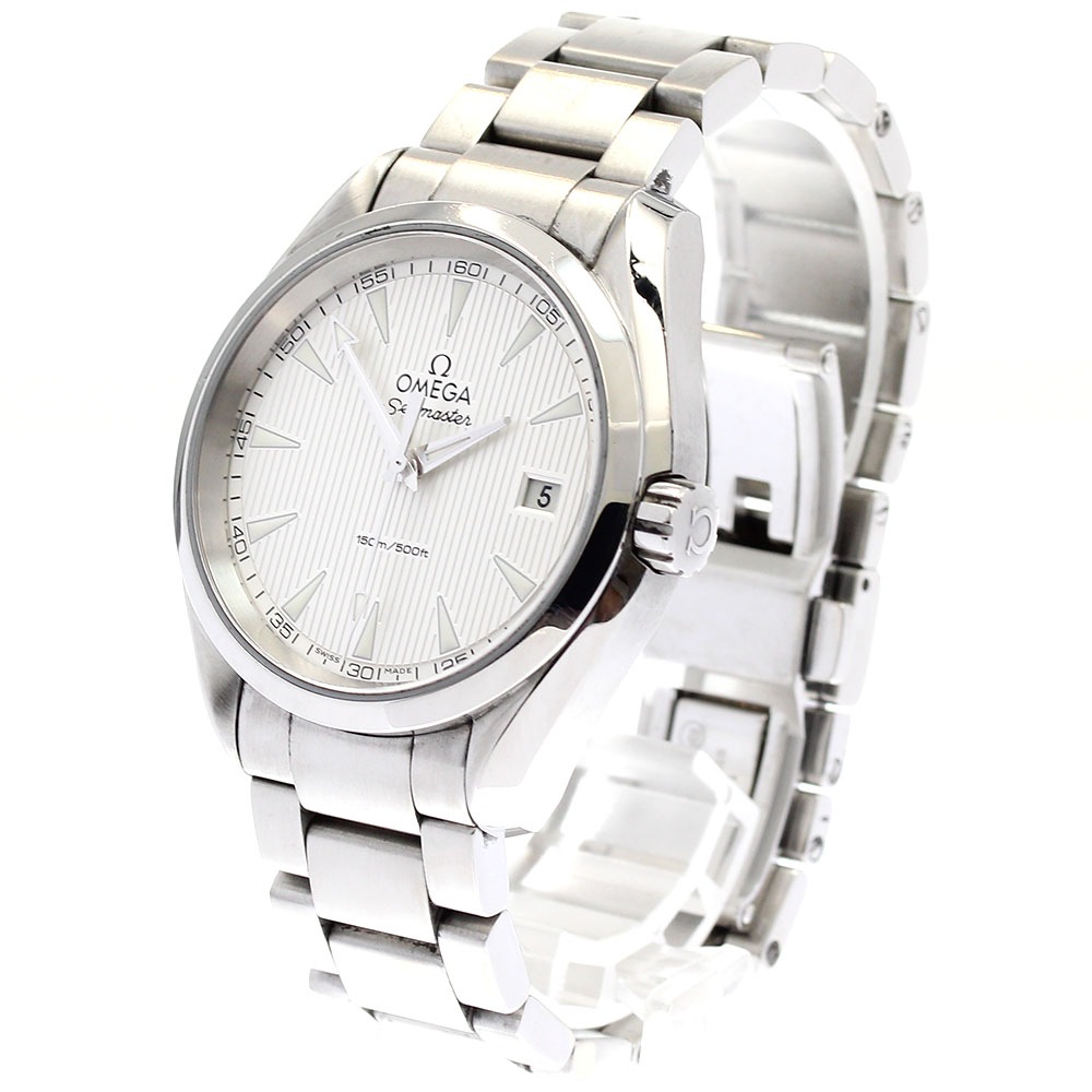 オメガ OMEGA 231.10.39.60.02.001 シーマスター アクアテラ デイト クォーツ メンズ _823151【中古】