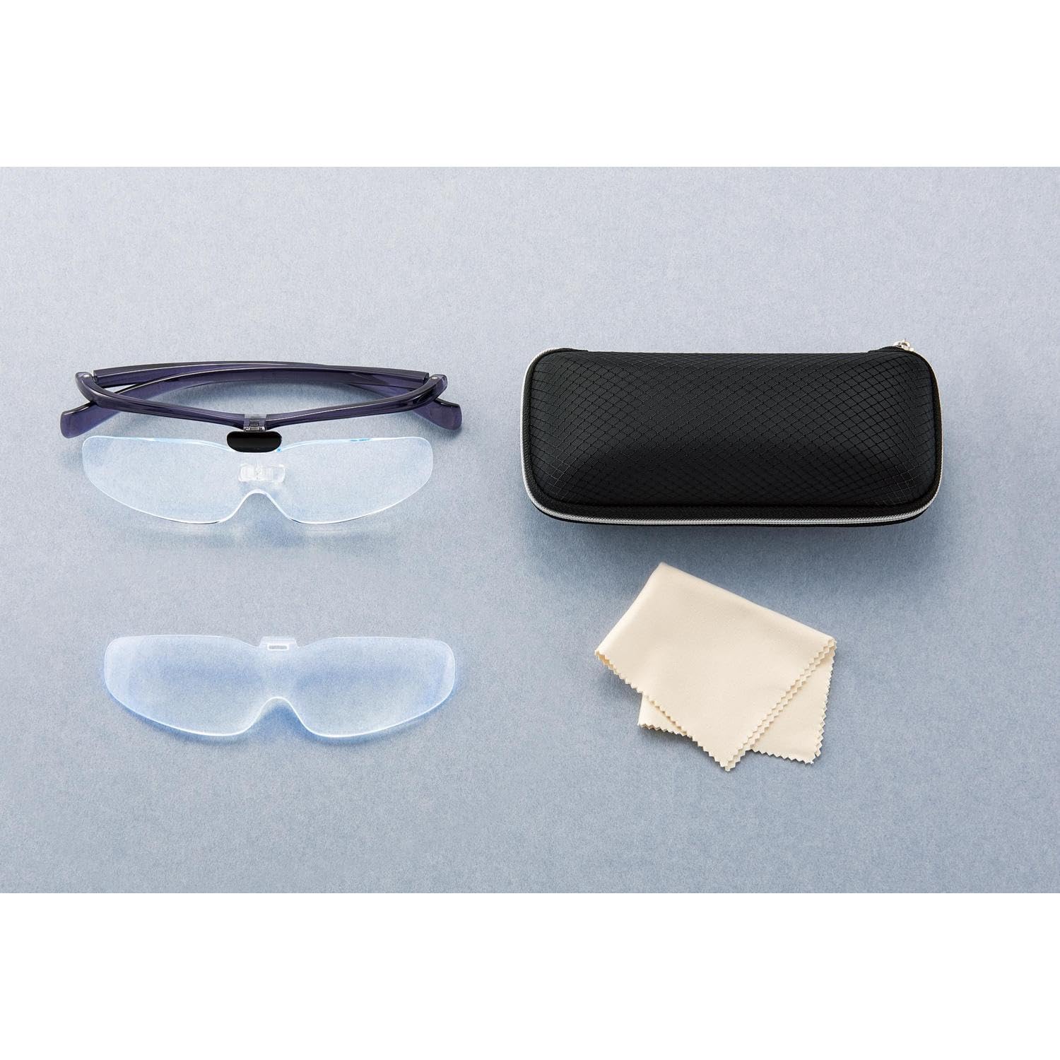 Clover メガネタイプの拡大鏡 クラフトルーペ 1.6倍