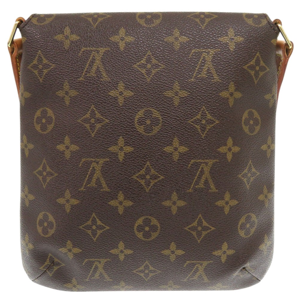 ミュゼットサルサ ショートストラップ モノグラム M51258 ショルダーバッグ モノグラムキャンバス ブラウン LV 0893【中古】 レディース