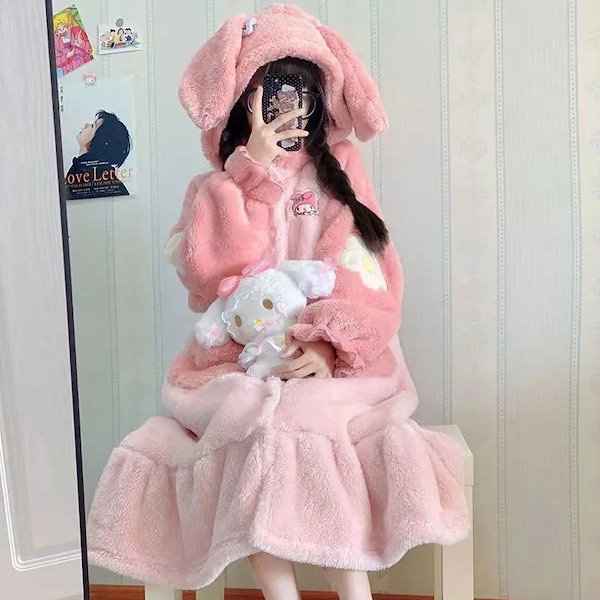 マイメロ 着ぐるみ パジャマ マイメロ着ぐるみパジャマ （マイメロディ 着ぐるみルームウェア