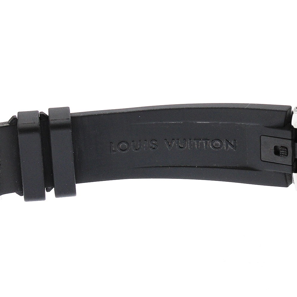 ルイ・ヴィトン LOUIS VUITTON QA130 タンブール ダミエ・グラフィット レース クロノグラフ 自動巻き メンズ 良品 箱付き_885836【中古】 ルイ・ヴィトン LOUIS VUITTON QA130 タンブール ダミエ・グラフィット レース クロノグラフ 自動巻き メンズ 良品 箱付き_885836【中古】