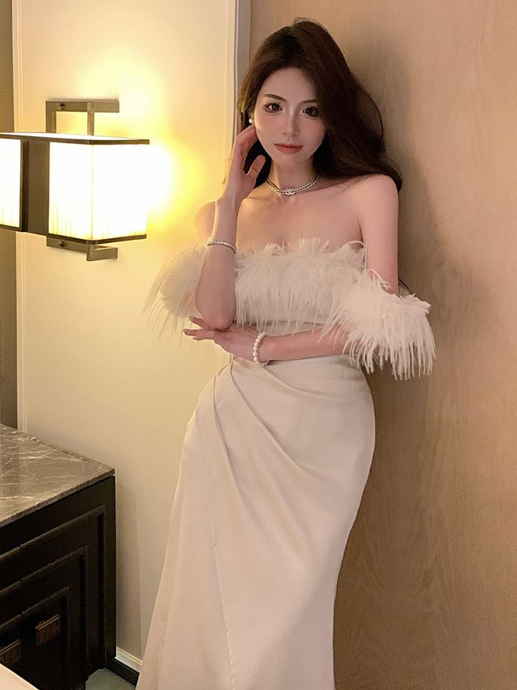 人気 ドレス パーティードレス サテンイブニングドレススカートのワンショルダードレス女性のシニア感覚は気質フィッシュテールのロングスカートをウェスト 人気 ドレス パーティードレス サテンイブニングドレススカートのワンショルダードレス女性のシニア感覚は気質フィッシュテールのロングスカートをウェスト