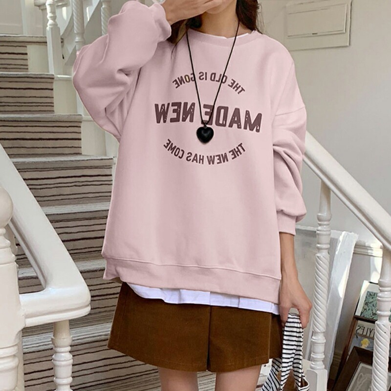 10/30!クーポンで2,810円 ロゴ スウェット レイヤード風 トレーナー トップス レディース ロゴスウェット ドロップショルダー 長袖 クルーネック オーバーサイズ ボリューム袖 重ね着風 レ 10/30!クーポンで2,810円 ロゴ スウェット レイヤード風 トレーナー トップス レディース ロゴスウェット ドロップショルダー 長袖 クルーネック オーバーサイズ ボリューム袖 重ね着風 レ