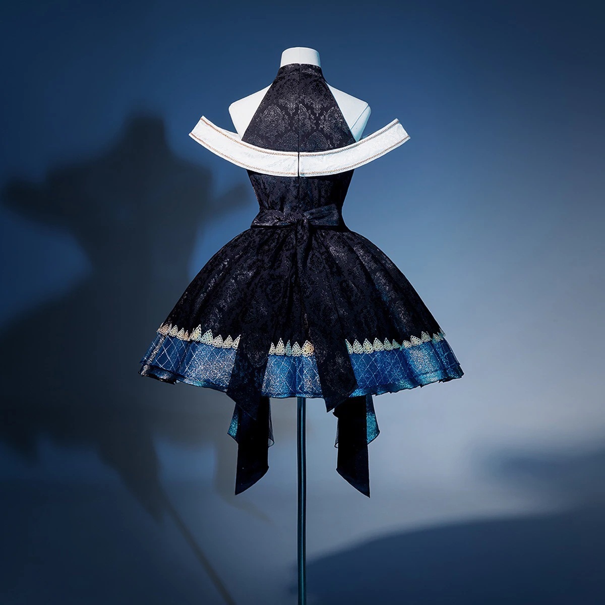 正規品デザイン宇宙十字lolitaダークゴシック首掛けショルダーワンピースロリータ 正規品デザイン宇宙十字lolitaダークゴシック首掛けショルダーワンピースロリータ