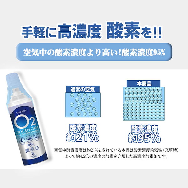 約95%酸素缶 - 登山用品