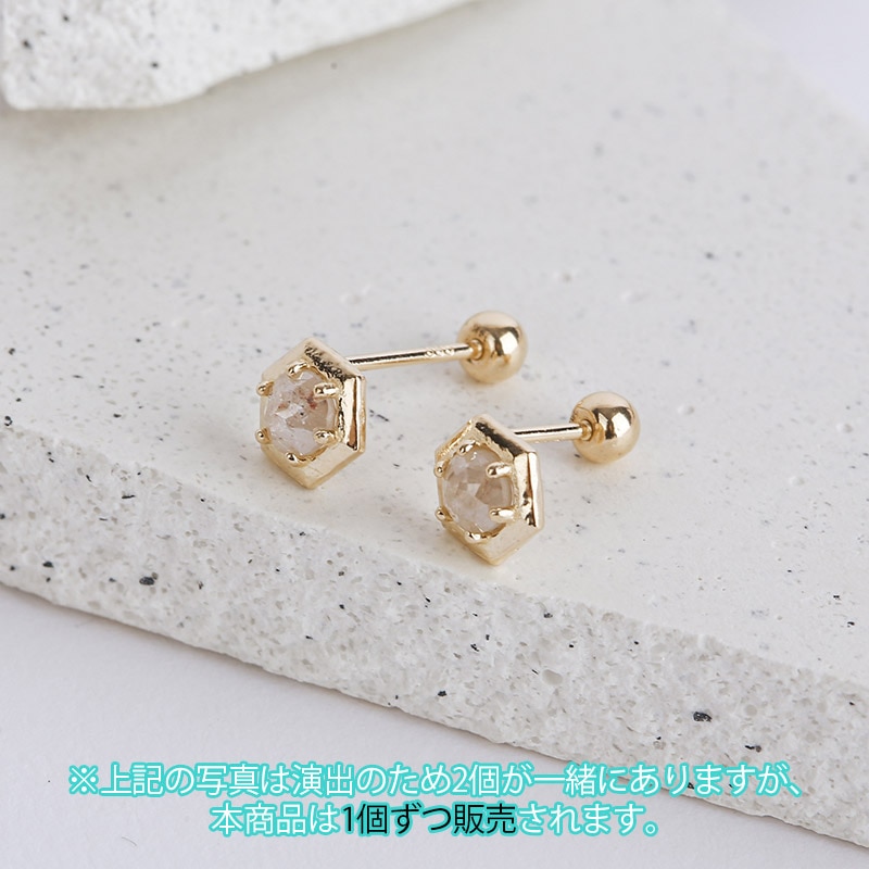 【韓国のピアス】SPR111_14K Gold, ラフダイヤ 軟骨ピアス 韓国のピアス】SPR109_14K Gold, ラフダイヤ 軟骨ピアス ピアス