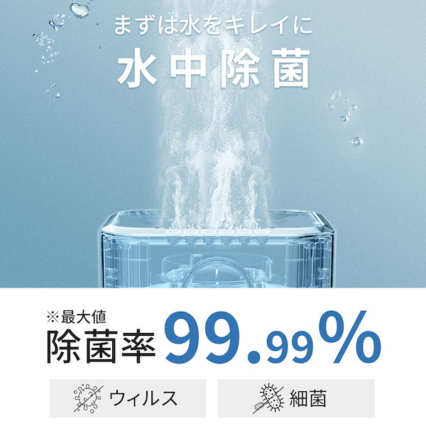 Qoo10] 加湿器 卓上加湿器 気化式加湿器 大容量