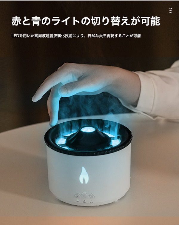 Qoo10] LONYIABBI 最新版 加湿器 卓上 アロマディフューザ
