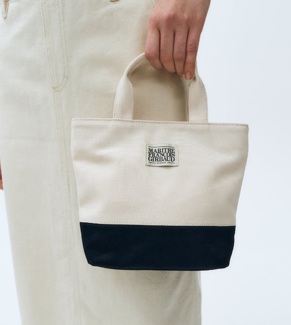 MARITHE ♥ CLASSIC LOGO CANVAS TOTE BAG/追跡付 キャンバス トート 韓国 Marithe + Francois Girbaud(マリテ