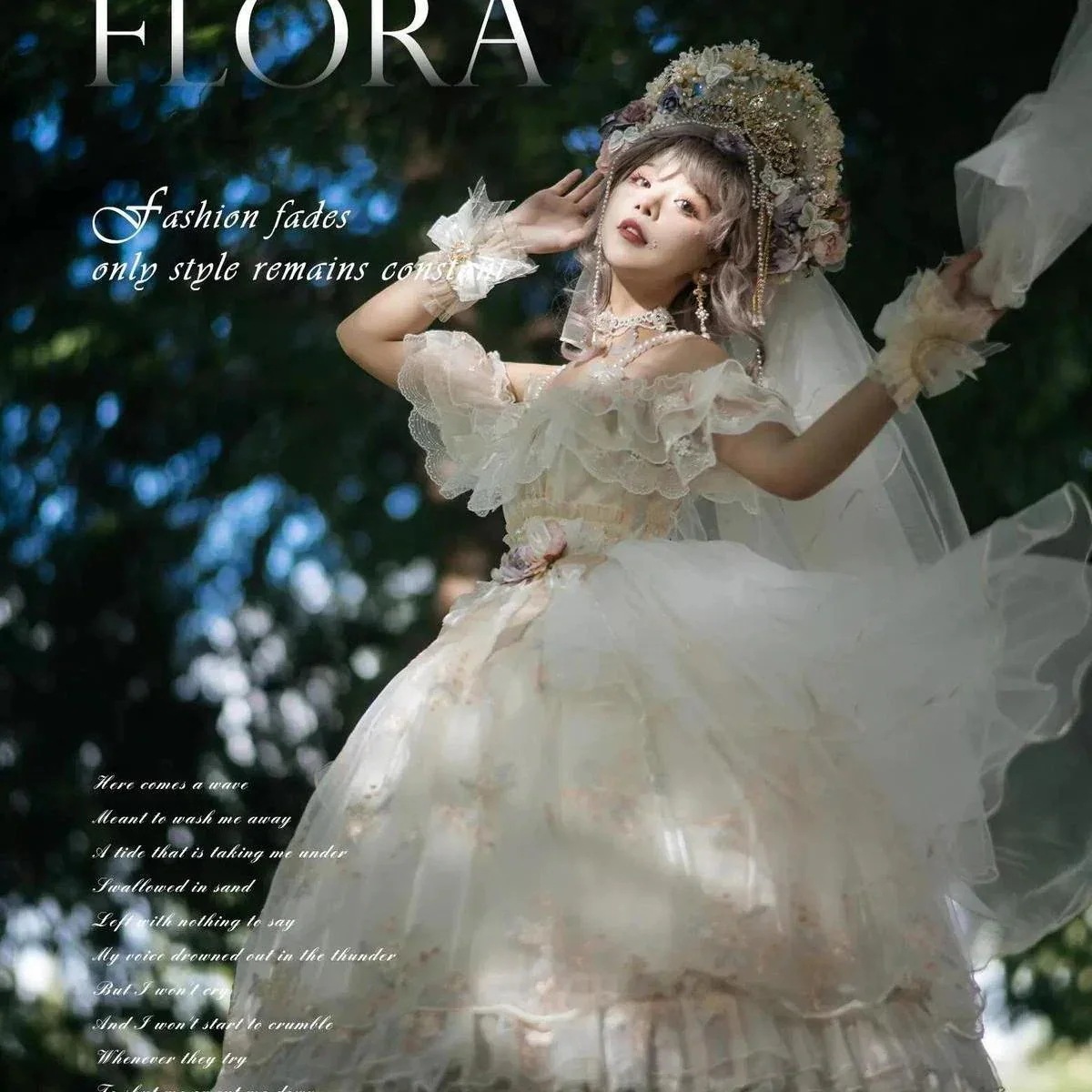 ロリータ 大人気花神フローラ スカート に刺繍 夏 花嫁のスカート かわいいJSK 韓国ファッション ロリータ 大人気花神フローラ スカート に刺繍 夏 花嫁のスカート かわいいJSK 韓国ファッション