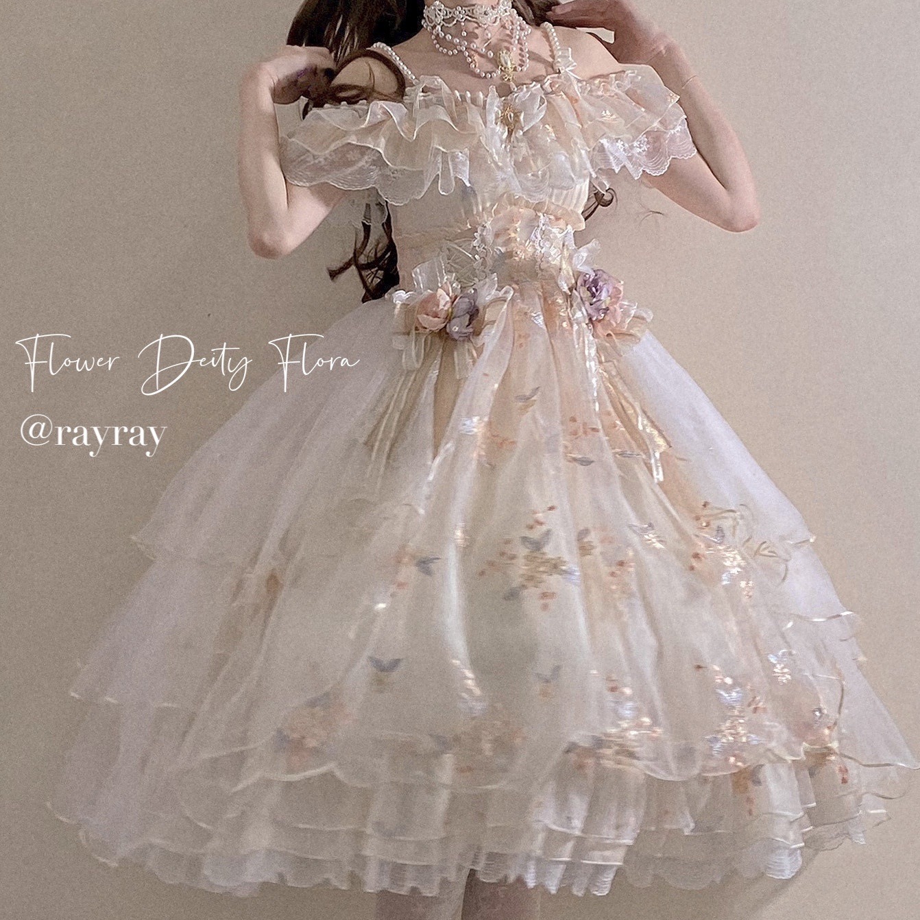 ロリータ 大人気花神フローラ スカート に刺繍 夏 花嫁のスカート かわいいJSK 韓国ファッション ロリータ 大人気花神フローラ スカート に刺繍 夏 花嫁のスカート かわいいJSK 韓国ファッション