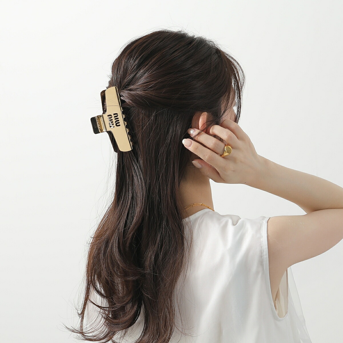 Qoo10] ミュウミュウ MIUMIU ミュウミュウ ヘアクリップ