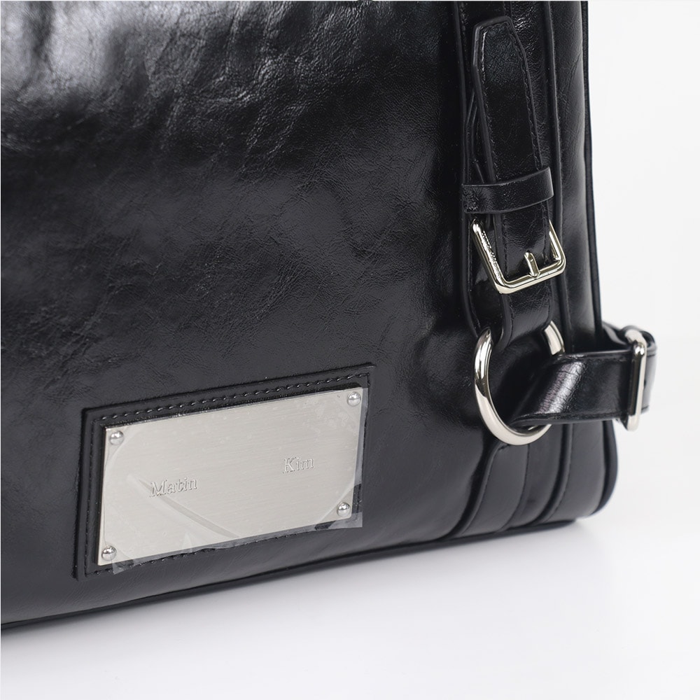 バッグ ショルダーバッグ MK2511BG024M BLACK ボウリングバッグ風 レディース 新作 バッグ ショルダーバッグ MK2511BG024M BLACK ボウリングバッグ風 レディース 新作