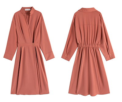 新作限定品 ワンピース プルオーバー ロング ミモレ : レディース服 超特価お得