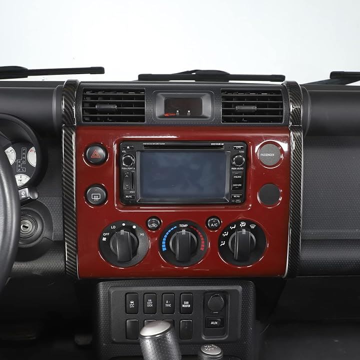 トヨタ FJクルーザー 2007-2021に対応 車のGPSナビゲーションサイドボーダーデコレーションフレームストリップトリム 内装パーツ アクセサリー ABS樹脂(カーボン調) トヨタ FJクルーザー 2007-2021に対応 車のGPSナビゲーションサイドボーダーデコレーションフレームストリップトリム 内装パーツ アクセサリー ABS樹脂(カーボン調)