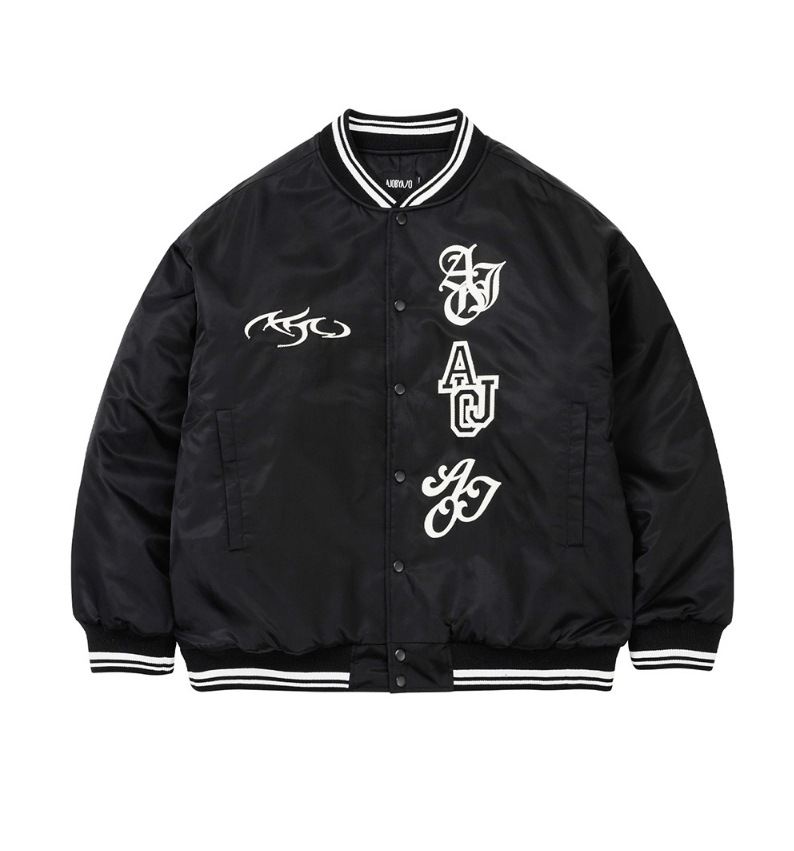 【AJO AJOBYAJO】 Nylon Baseball Jacket 【AJO AJOBYAJO】 Nylon Baseball Jacket
